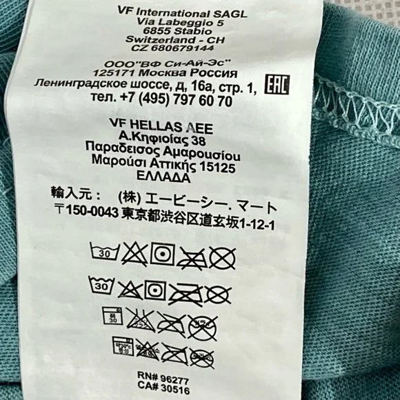 Vans California Original Custom T-shirt Teal Green - Picture 8 of 10